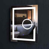 Espejo de baño LED iluminado de la mejor calidad sin fogless con interruptor de sensor táctil