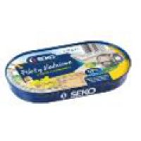 Latas de carne y pescado de Polonia