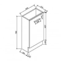 Gabinete de baño (HAV400)